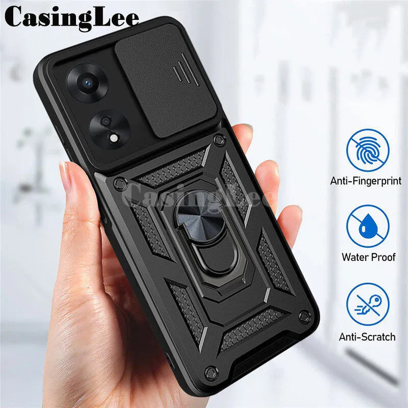 ESTH® Case For Oppo A78 5G/A58x 5G/A58 5G With Slide Camera Cover