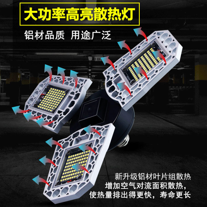 Cross-border%20hot%20saleLEDGarage%20Light%20Deformation%20Folding%20Three-Leaf%20LampE27Intelligent%20Lighting%20Waterproof%20Induction%20Mining%20Lamp%20-%20Image%203