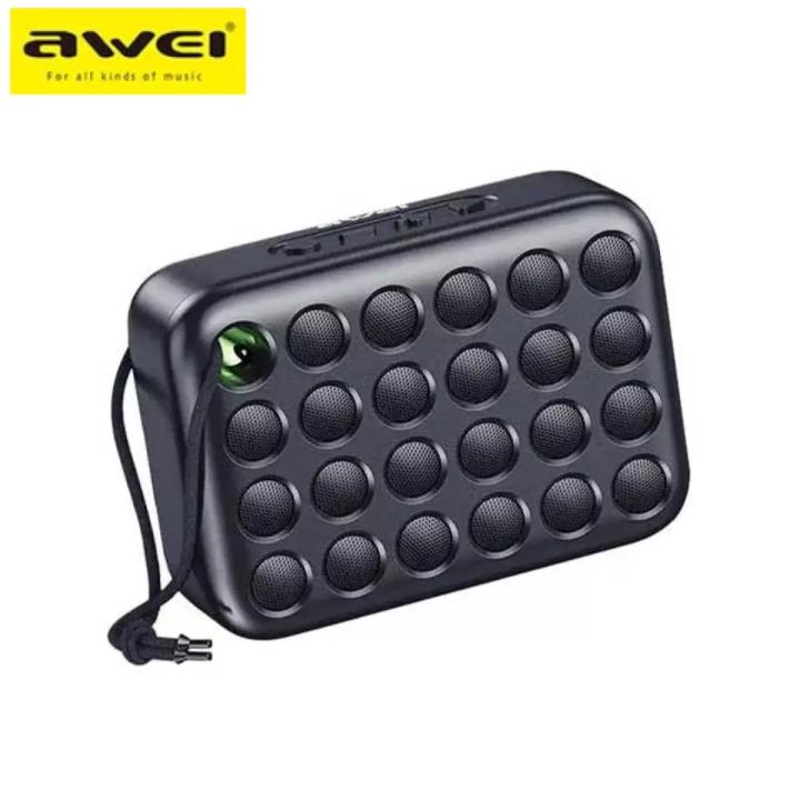 AWEI Y385 4W Promotional Outdoor Bluetooth Speakers Black