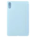 Solid Color 3-folding Leather Tablet Case For Honor Pad X9 / X8 Pro. 