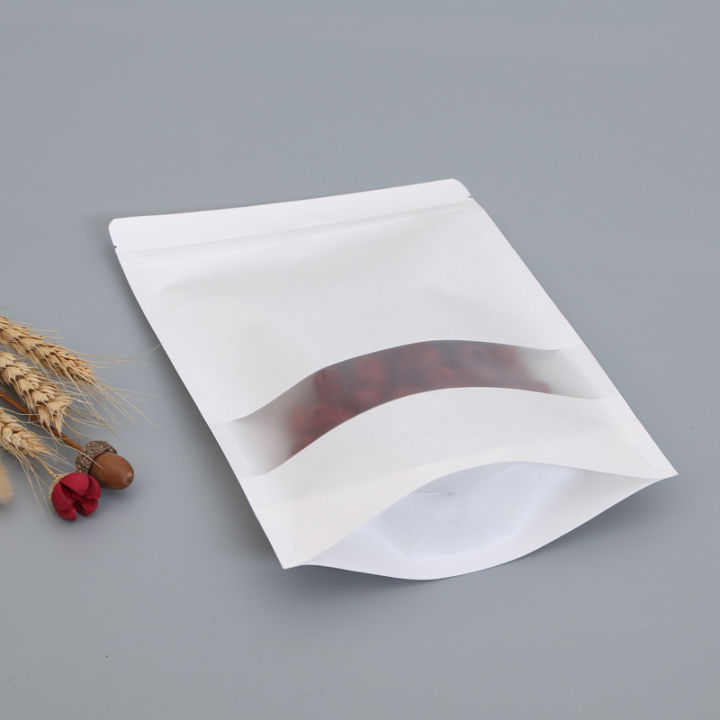 Thick%20White%20Kraft%20Paper%20Stand%20Up%20Package%20Bags%20Frosted%20Window%20Heat%20Sealing%20Food%20Coffee%20Bean%20Snacks%20Gift%20Zip%20Lock%20Packing%20Pouches%20-%20Image%205