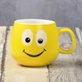 Emoji Tea Cups 200ml, Happy smiley tea or mugs & saucers. 