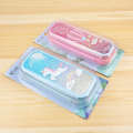 Xiao Ling Jing Bag with Oil and Flowing Sand Pen Cartoon TPU Student Stationery Children's Pencil Box. 