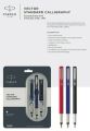 Parker Vector Standard Calligraphy Fountain Pen with Stainless Steel Trim - Fine Nib, Refillable, Available in Multiple Colors. 