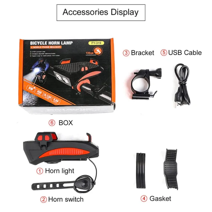 Waterproof%20Multifunction%204-In-1%20Bicycle%20Lamp%20Mobile%20Phone%20Bracket%20Riding%20Headlight%20Horn%20Bicycle%20Mobile%20Phone%20Frame%20Lamp%20Charging%20-%20Image%208