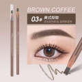 WODWOD natural color machete eyebrow pencil has a smooth and misty texture making wild eyebrows less prone to smudging. 