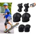 Kids Knee Pads and Elbow Pads Set with Wrist Guards - Protective Gear For Roller Skating, Biking, and Skateboarding - For Kids 3 to 8 Years Old - Keep Your Skin On During Outdoor Fun And Games.