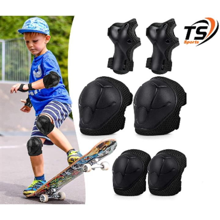 Kids Knee Pads and Elbow Pads Set with Wrist Guards Protective Gear For Roller Skating Biking