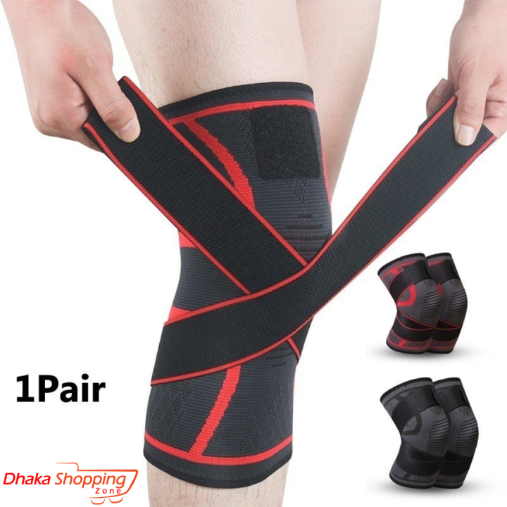 1pcs%20Elastic%20Bandage%20Pressurized%20Knee%20Pads%20for%20Men%20Women%20Fitness%20Sports%20Kneepads%20Running%20Cycling%20Knee%20Support%20Brace%20Protector%20-%20First%20Deal%20-%20Image%204