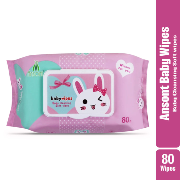 Long Premium China Baby Wipes- 80Pcs