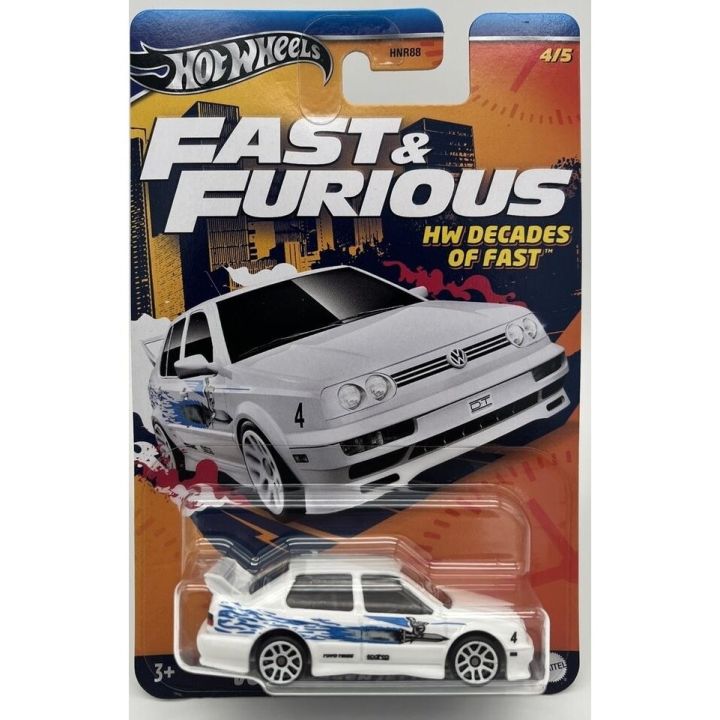 Hot Wheels (Special Release of Fast & Furious) HW Decades of FAST- Volkswagen Jetta MK3, Scale - 1:64
