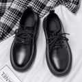 Autumn High-Grade Dr. Martens Boots British Style Formal Wear Business Wedding Bridegroom Leather Shoes Men's Breathable Casual Leather Shoes. 