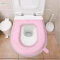 Bathroom Toilet Seat Cover Comfort Durable Thicker Washable Self Sticky with Handle for Bathroom.