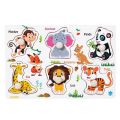 Children Wooden Puzzle Montessori Toys For Baby 1 to 2 3 Years Old Kids Hand Grab Board Educational Learning Matching Games.