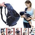 6 in 1 Safe Baby Carrier Bag - Navy Blue. 