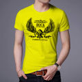 Multi Colour Design Half Sleeve Round Neck T Shirt For Men - Soft & Comfortable - Comfortable to Wear in Summer Season. 