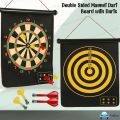 Magnet Dart Board Game for Kids, Double Sided Magnet Dart Board with Darts, Size- 12 Inches (Multicolor). 