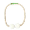 Magnetic Curtain Holder Pearl Ball Rope Curtain Tieback Buckle (1 piece).