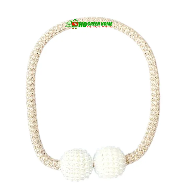 Magnetic%20Curtain%20Holder%20Pearl%20Ball%20Rope%20Curtain%20Tieback%20Buckle%20(1%20piece)%20-%20Image%204