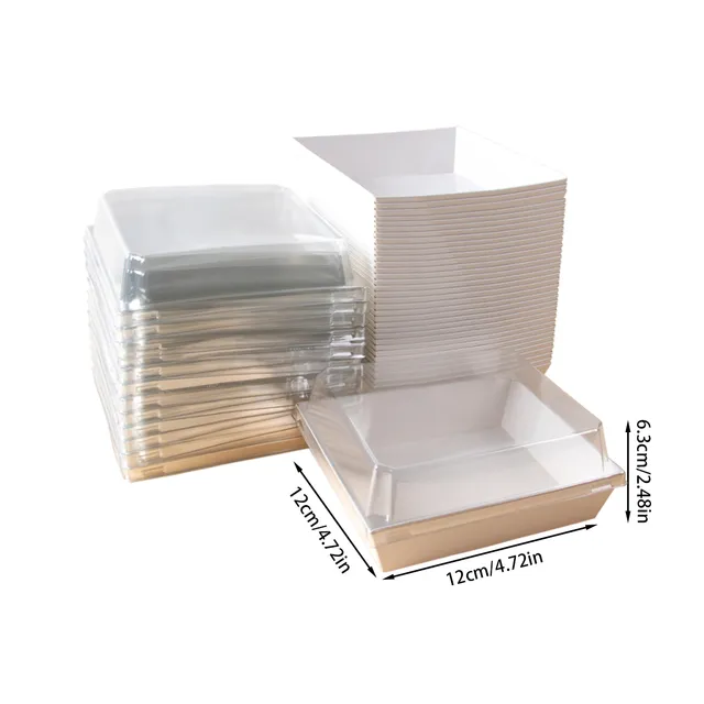 10pcs%20Kraft%20Paper%20Cake%20Paper%20Charcuterie%20Boxes%20With%20Clear%20Lids%20Food%20Wedding%20Birthday%20Party%20Decor%20Supplies%20-%20Image%204
