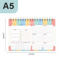 Daily schedules Weekly planner Tasks To-do Top priorities Binder notebook With notes Wide Journal agenda for Weekly planning Stationery School Office Schedule.