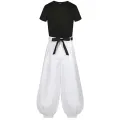 Anime Jujutsu Kaisen Fushiguro Toji Cosplay Costume Adult Unisex Short Sleeve Top Pants Suit Halloween Uniform Party. 