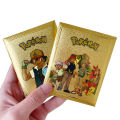 Pokemon Iron Shiny Cards Spanish Charizard Mewtwo Pokemon Metal Cards Vmax Gx Ex Metal Gold Pack Game Collection Cards Gift Kids. 