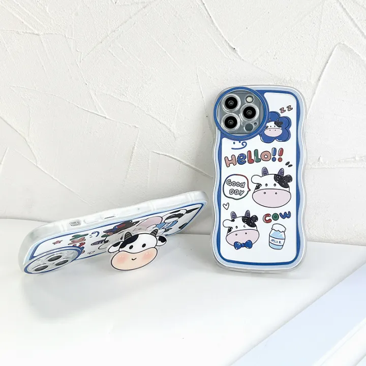 (Free%20Holder)%20FELMYST%20Casing%20Case%20For%20SAMSUNG%20Galaxy%20S21%20Ultra%205G%20Case%20Transparent%20Clear%20Cases%20Cartoon%20Cute%20Cow%20Soft%20Silicone%20Full%20Shockproof%20Hello%20Cases%20Back%20Cover%20Phone%20Casing%20Softcase%20For%20Girls%20-%20Image%206