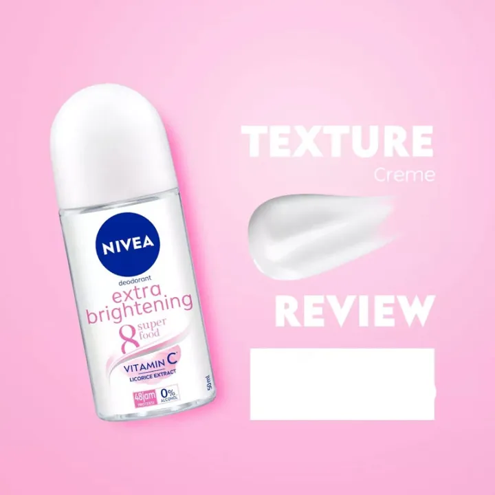 50%C2%A0ml%20NIVEA%20extra%20brightening%20Deodorant%20Roll%20on%20International%20Germany%20product%20used%20for%20female%20-%20Image%203