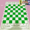 PVC Chess Board - White and green with CAPTAN GUTI. 
