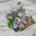 12 Pcs Stainless Steel Cookie Cutter Set - Heart, Star, Flower & Circle Shapes - Biscuit & Cake Decorating Baking Mold Set.