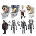 Halloween Skibidi T et Creative Series T et Man Legion Building Blocks DIY Funny Game Character Model Assembly Brick T etry ToyDolls Accessories. 