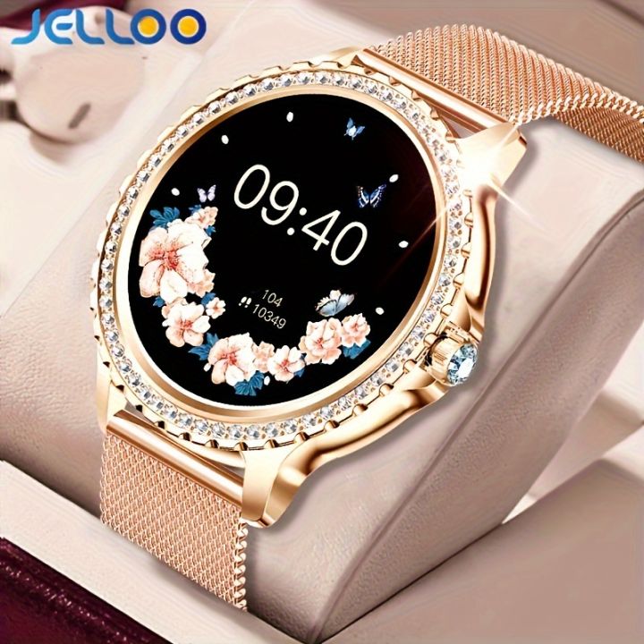 JELLOO Smart Watch For Women: HD Full Touch Screen, Calls