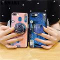 For OPPO Reno 8T 4G Case Camera Cute Cartoon Silicone Couple Stand Holder Bracket Soft for OPPO Reno 8T 4G Back Cover.