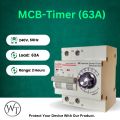 MCB Timer Switch 63A Single phase digital timer switch/time controller protection switch..