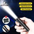 Auoyo light Zoomable Rechargeable Super Bright LED light Long Range Outdoor Portable Tactics Torch.