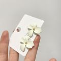 Korean Beauty Petal Flower Earrings Pearl Fashion Girl Ins New. 