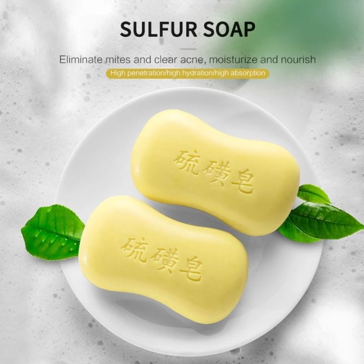 85g%20Sulfur%20Soap%20Deep%20Cleansing%20Oil-Control%20Acne%20Treatment%20Lackhead%20Remover%20Handmade%20Soap%20Cleanser%20Shampoo%20Soap%20Skin%20Care%20TSLM1%20-%20Image%204