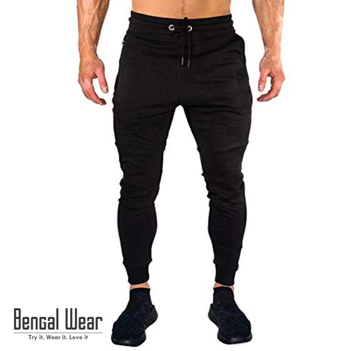 100%25%20%20Cotton%20Slim%20Fit%20Sweatpants%20for%20Men%20-%20Image%202