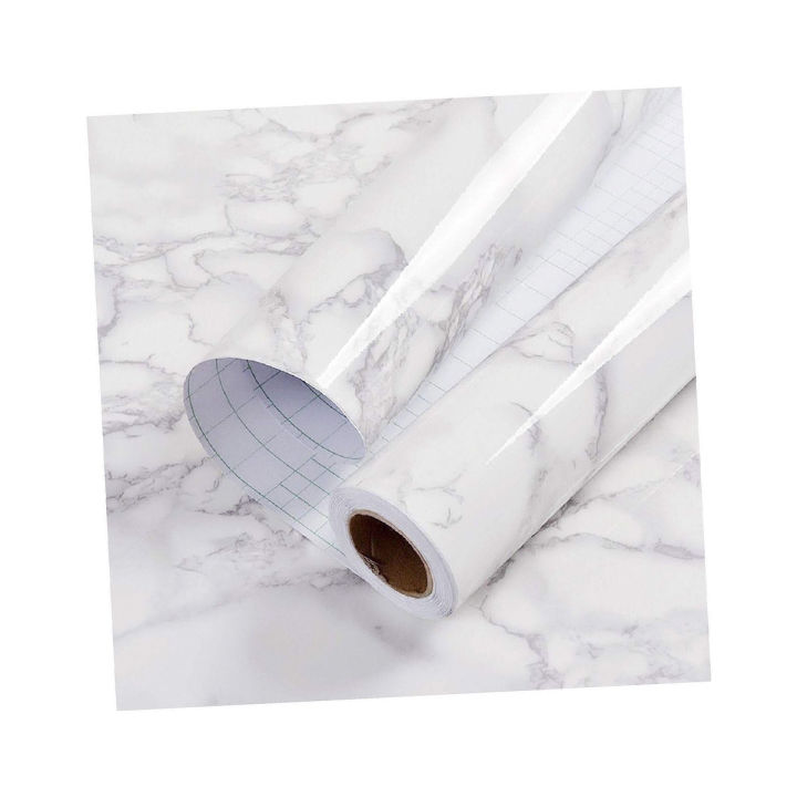 Marble Wallpaper Self Adhesive, Waterproof, Removable/ Beautiful Color & PVC Vinyl Marble Wallpaper / Use for Living Room, Bedroom, Kitchen, Table, Desktop, Furniture, - Wall Sticker - Sticker