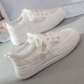 Little White 2023 New Running Instagram Trendy Women's Korean Edition Female Student Casual Sports Fashionable Board Shoes. 
