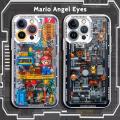 Super Mario Bros Game Case For Iphone 15 Pro Max 16 11 14 13 12 X XS XR 7 8 Plus Cover Silicone Funda Transparent. 