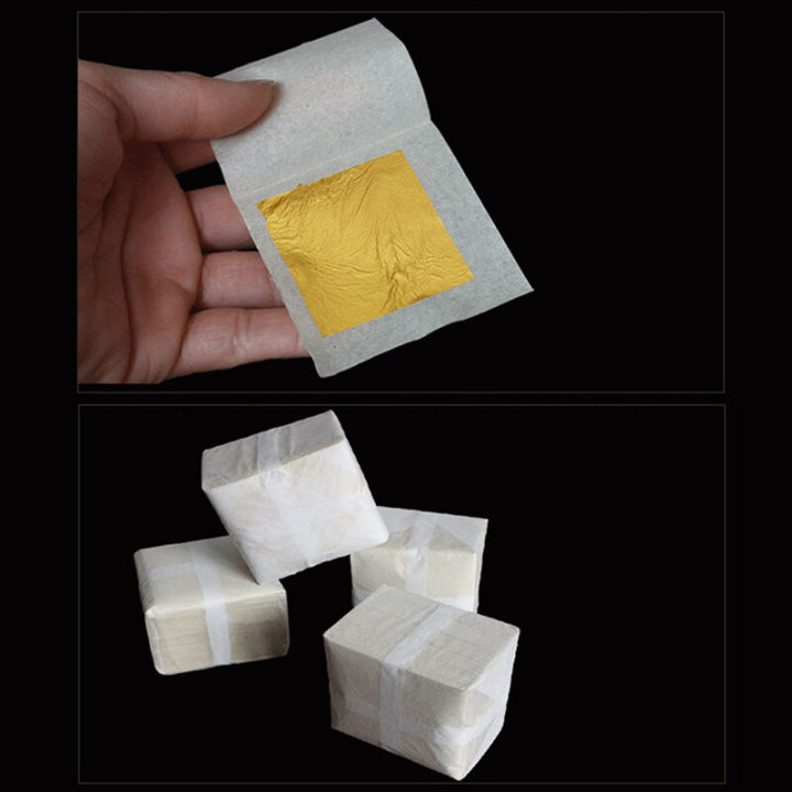 Graceful%2024K%20Gold%20Leaf%20Edible%20Gold%20Foil%20Sheets%20for%20Cake%20Deco%20Arts%20Craft%20Paper%20Painting%20-%20Image%205