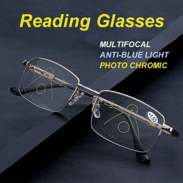 Outdoor%20Near-far%20dual-purpose%20Photochromic%20Reading%20Glasses%20Women%20Men%20Progressive%20Multifocal%20Anti%20Blue%20Ray%20Finished%20Spectacles%20-%20Image%202