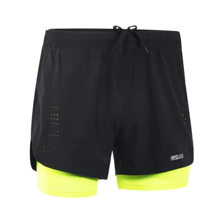 Men%20Sports%20Shorts%202%20In%201%20Double%20Deck%20Jogger%20Marathon%20Shortsutdoor%20Workout%20Shorts%20Thin-Women%20blue%20-%20Image%206