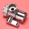 3X Faucet Valve Diverter Sink Valve Water Tap Faucet Splitter Adapter Home Bathroom Kitchen Diverter. 