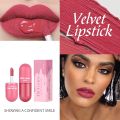 Lip Gloss Temperament Color Rendering Matte Velvet Mini Wild Fit Colors Long-lasting Makeup Capsule Lipstick 5 Colors. 