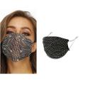 1 Pc Stylish Girls Rhinestone Maskk Women Diamond Crystal Decoration Jewelry Facemaskk Fashion Sexy Glitter Mesh Net Party Show Mouth Maskk. 
