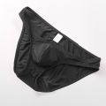 Cool Ice Silk Low-rise Underwear Men's Solid Smoth Seemless Briefs Soft Bugle Pouch Panties Comfortable Breathable Bikini.