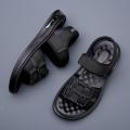 Air Cushion Height Increasing Sandals Men's Outerwear2023Summer New Sports Casual Beach Shoes Men's Driving Sandals Fashion.